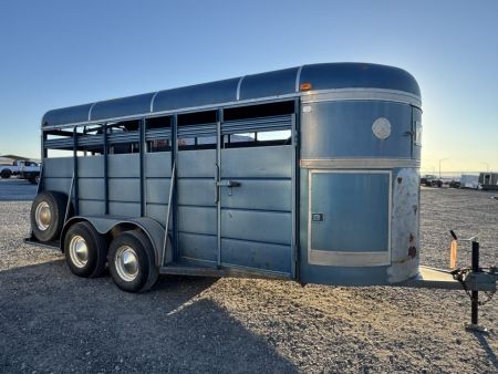 Used 1988 S&S Manufacturing BP Stock Trailer Stock / Stock Combo Trailer
