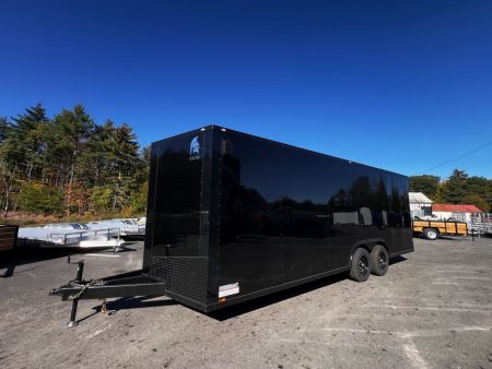 New 2027 Spartan 8.5X22 +2ft V nose/ Blackout/ Polycore Exterior/ 7' interior/ Ext. Tongue - 9990GVW