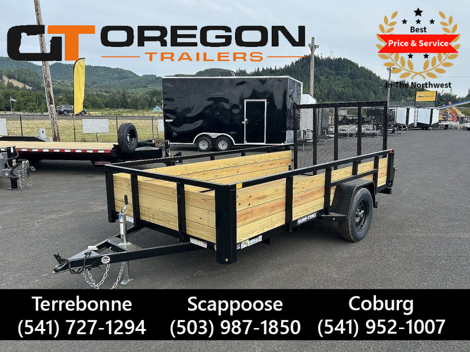 New 2027 Sure-Trac 6x12 Tube Top 3 Board Utility 3K GVWR