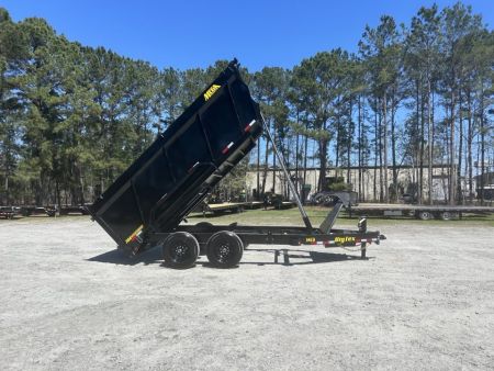 New 2027 Big Tex 14TD 7X14 Dump Trailer, 5-Stage Telescopic, 48  Sides, 7ga Floor