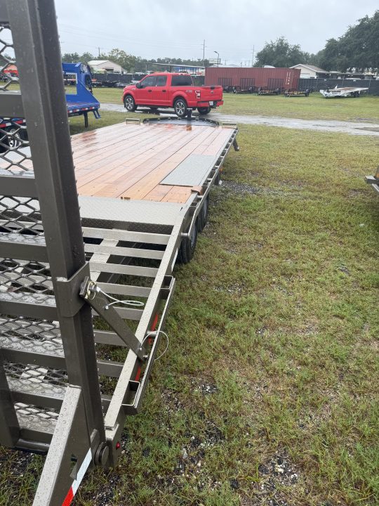 New 2027 Diamond C DEC208 Flatbed Trailer; Engineered Beam Deck Over Trailer; 24’x102”; ABS Brakes;