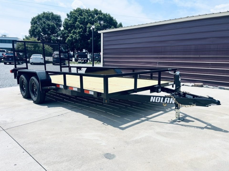 New 2027 Nolan 7X16 7K E Landscape Utility Trailer
