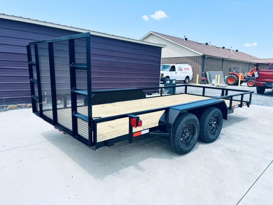 New 2027 Nolan 7X16 7K E Landscape Utility Trailer