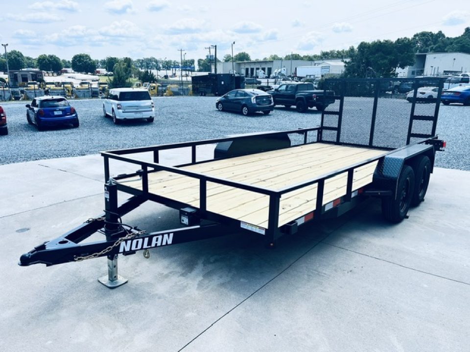 New 2027 Nolan 7X16 7K E Landscape Utility Trailer