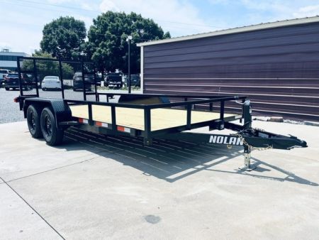 New 2027 Nolan 7X16 7K E Landscape Utility Trailer