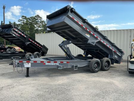 New 83 x 16 HD Versa Dump 17.6K Hydraulic Tongue Jack Pallet Fork Holders