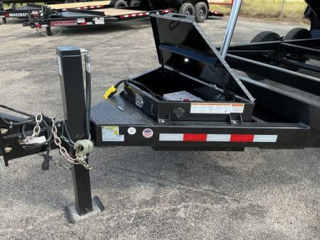 New 82 x 14 Versa Dump Telescopic 15.4K Hydraulic Tongue Jack Swing Side Door