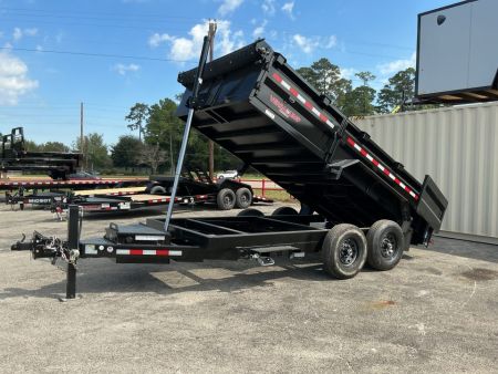 New 82 x 14 Versa Dump Telescopic 15.4K Hydraulic Tongue Jack Swing Side Door