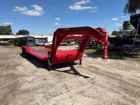 New 2027 Horizon Het 26'x102'x25' Red Gooseneck Tilt