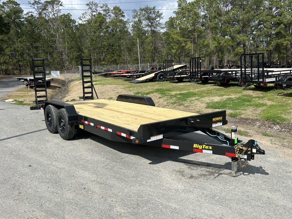 New 2027 Big Tex 14EB Equipment Trailer 7X20 ( 17ft Deck + 3ft Dove =20ft) #10,980 Payload