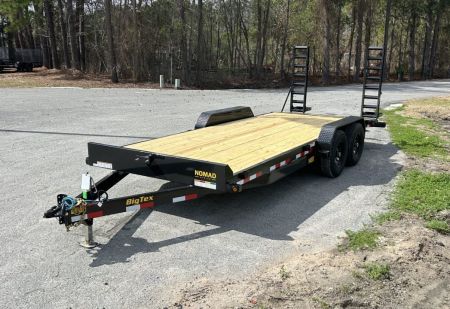 New 2027 Big Tex 14EB Equipment Trailer 7X20 ( 17ft Deck + 3ft Dove =20ft) #10,980 Payload