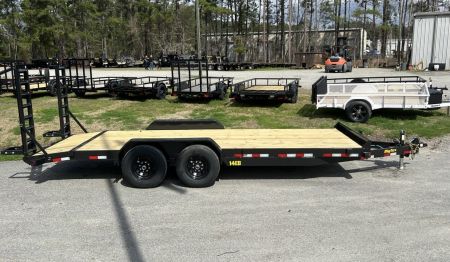New 2027 Big Tex 14EB Equipment Trailer 7X20 ( 17ft Deck + 3ft Dove =20ft) #10,980 Payload