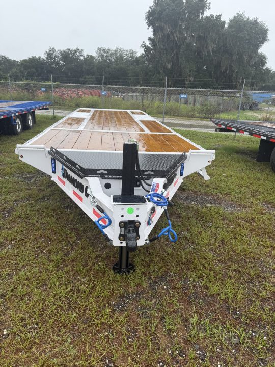 New 2027 Diamond C DET210 Tilt Trailer; Electric/Hydro Powered; 6’ Stationary/20’ Tilt; ABS Brakes