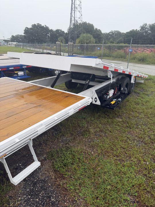 New 2027 Diamond C DET210 Tilt Trailer; Electric/Hydro Powered; 6’ Stationary/20’ Tilt; ABS Brakes
