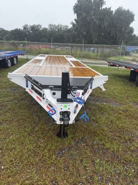 New 2027 Diamond C DET210 Tilt Trailer; Electric/Hydro Powered; 6’ Stationary/20’ Tilt; ABS Brakes