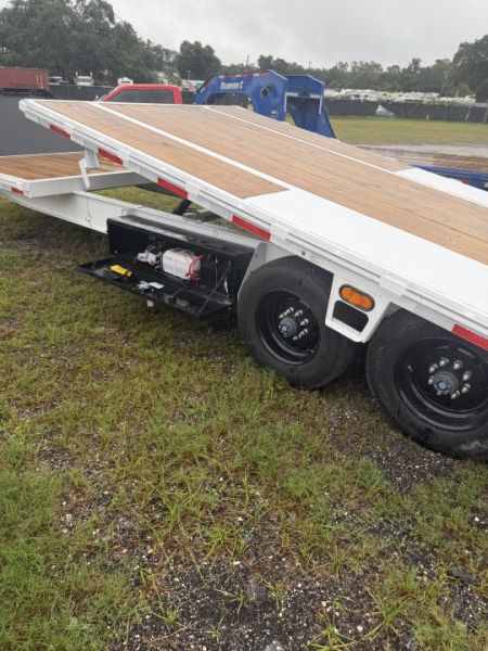 New 2027 Diamond C DET210 Tilt Trailer; Electric/Hydro Powered; 6’ Stationary/20’ Tilt; ABS Brakes