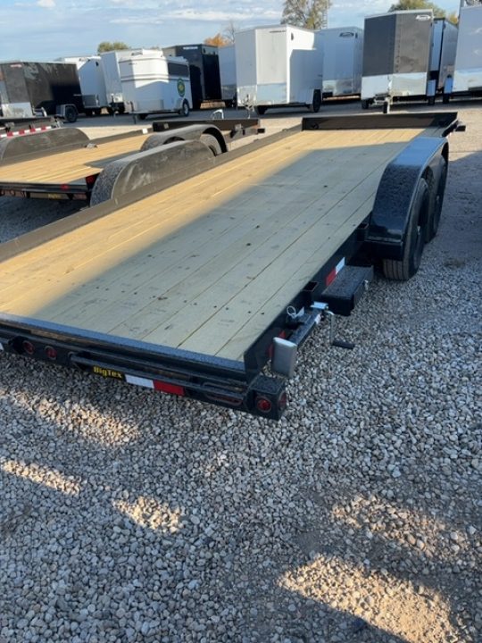 New 2027 Big Tex Trailers 7X20 TANDEM AXLE CAR HAULER 10K WITH SLIDE IN RAMPS