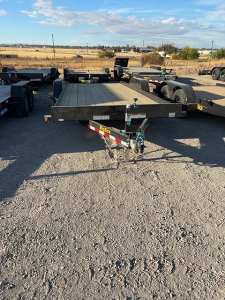 New 2027 Big Tex Trailers 7X20 TANDEM AXLE CAR HAULER 10K WITH SLIDE IN RAMPS