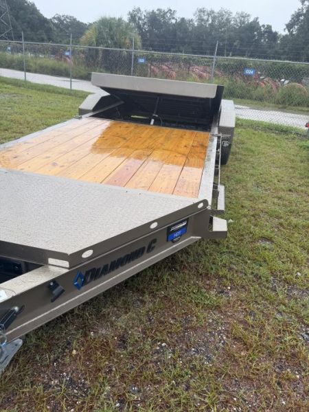 New 2027 Diamond C HDT307 Equipment Trailer; 24’X82”; HYD Dampened Tilt (Gravity); Pacesetter Edition