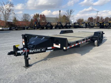 New 2027 Rice Trailers RPTH22 (82  X 22') 14K Partial Tilt Equipment Trailer