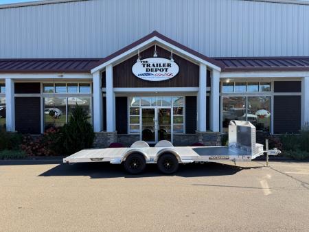 New Aluma 6'9  x 18' Executive Series Open Car Tilt Trailer 7K