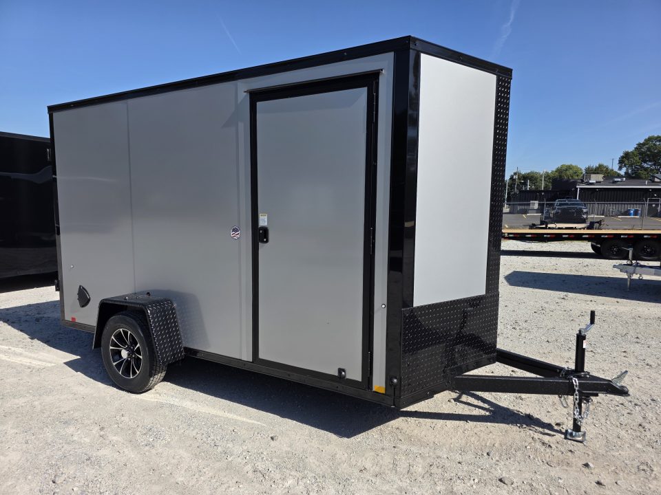 New 2027 Formula Trailers 6x12 6'6 INSIDE BLACKOUT TRIM 080 SCREWLESS EXTERIOR ramp door DRINGS ALUMINUM WHEELS Cargo / Enclosed Trailer