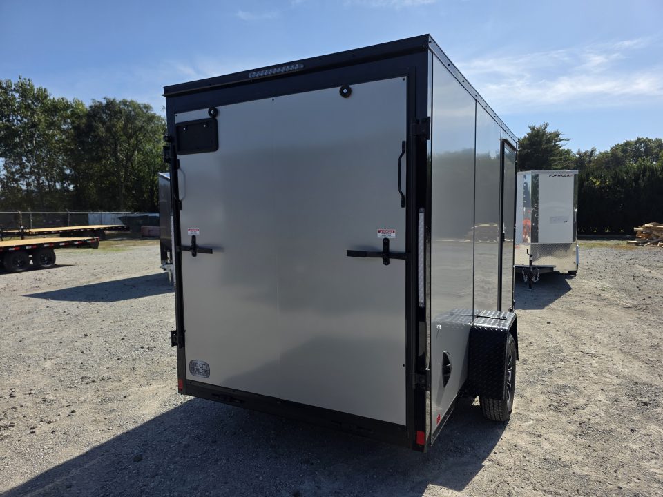 New 2027 Formula Trailers 6x12 6'6 INSIDE BLACKOUT TRIM 080 SCREWLESS EXTERIOR ramp door DRINGS ALUMINUM WHEELS Cargo / Enclosed Trailer