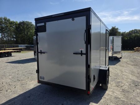New 2027 Formula Trailers 6x12 6'6 INSIDE BLACKOUT TRIM 080 SCREWLESS EXTERIOR ramp door DRINGS ALUMINUM WHEELS Cargo / Enclosed Trailer
