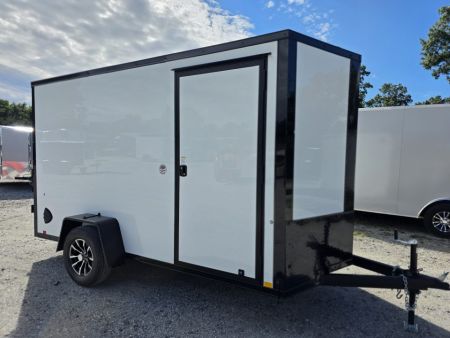 New 2027 Formula Trailers 6x12 6'6 INSIDE BLACKOUT TRIM 080 SCREWLESS EXTERIOR ramp door DRINGS ALUMINUM WHEELS Cargo / Enclosed Trailer