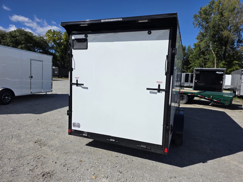New 2027 Formula Trailers 7x16 7' INSIDE 080 SCREWLESS BLACKOUT ALUM WHEELS SXS UTV GOLFCART Cargo / Enclosed Trailer