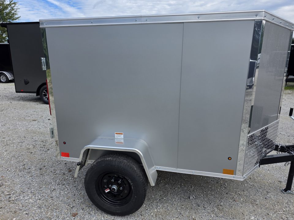 New 2027 Cross Trailers 4X6 4 X 6 SWING DOOR Cargo / Enclosed Trailer