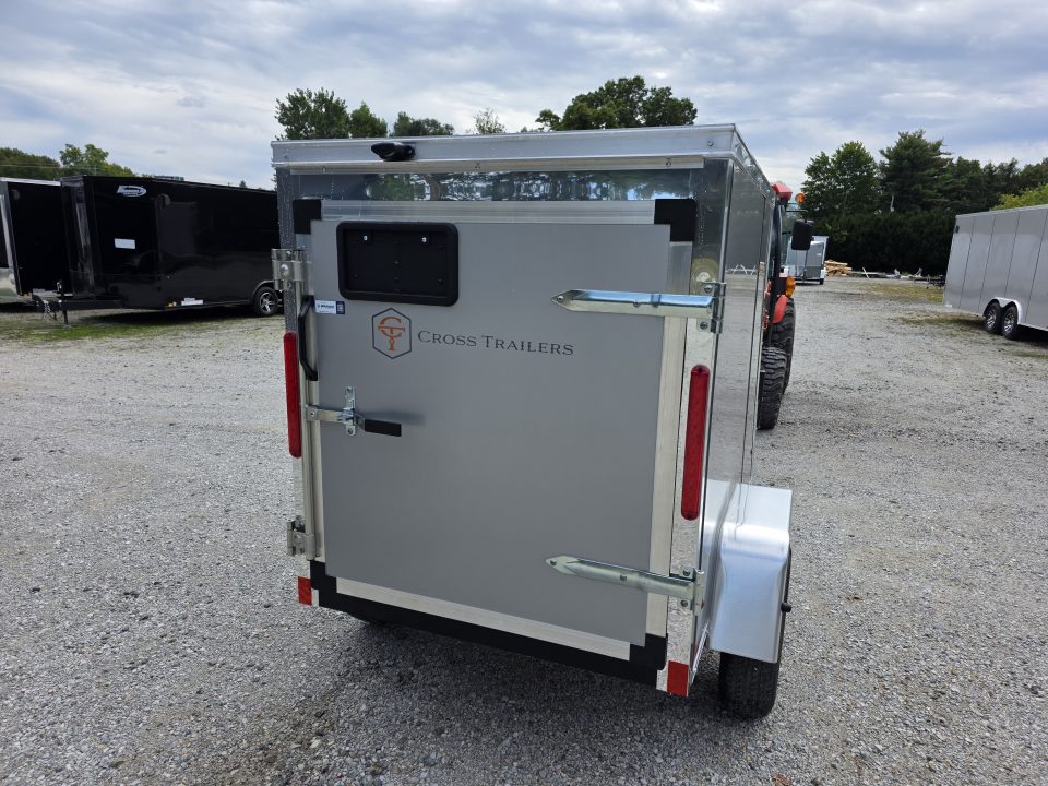 New 2027 Cross Trailers 4X6 4 X 6 SWING DOOR Cargo / Enclosed Trailer