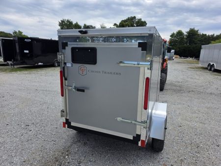 New 2027 Cross Trailers 4X6 4 X 6 SWING DOOR Cargo / Enclosed Trailer