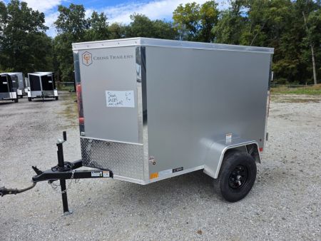 New 2027 Cross Trailers 4X6 4 X 6 SWING DOOR Cargo / Enclosed Trailer