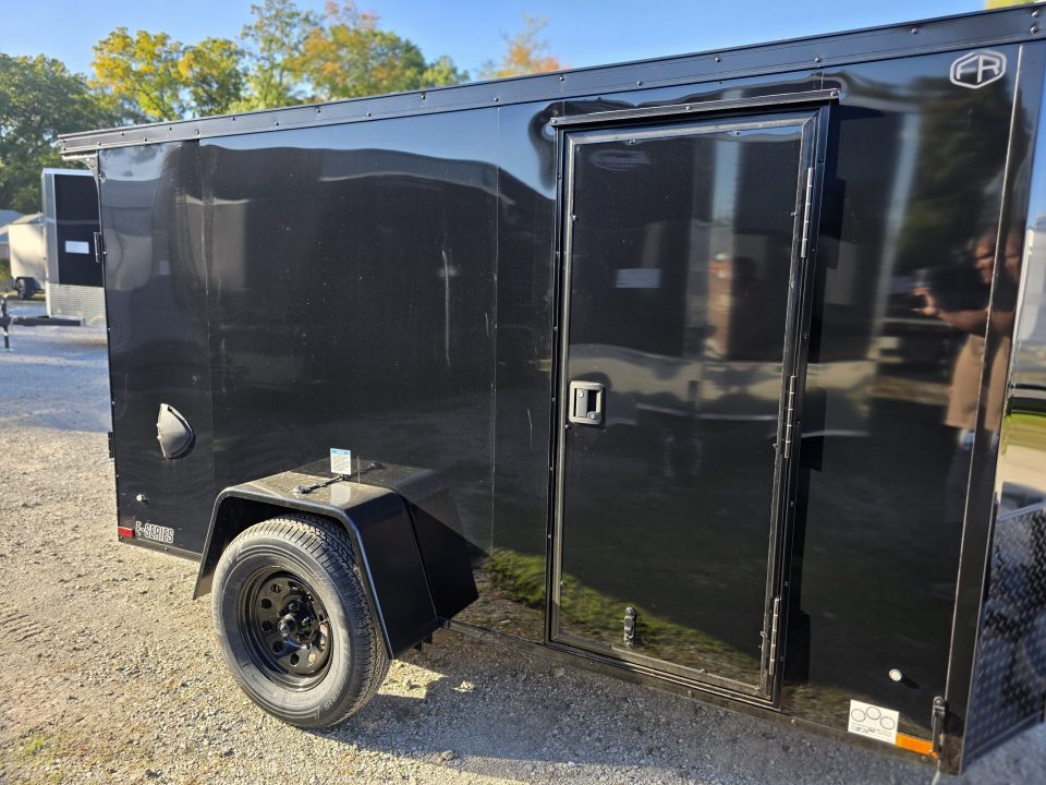 New 2027 Cargo Mate 5X10 RAMP DOOR SIDE DOOR BLACKOUT MOTORCYCLE ATV HAULER Cargo / Enclosed Trailer