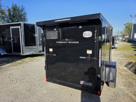 New 2027 Cargo Mate 5X10 RAMP DOOR SIDE DOOR BLACKOUT MOTORCYCLE ATV HAULER Cargo / Enclosed Trailer