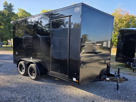 New 2027 US Cargo 7X14 TANDEM AXLE 7 INSIDE 80  TALL RAMP DOOR 080 POLYCORE BLACKOUT SCREWLESS Cargo / Enclosed Trailer