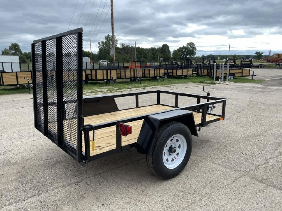 New 2027 AMO 5x8 Low Side 3K Landscape Trailer