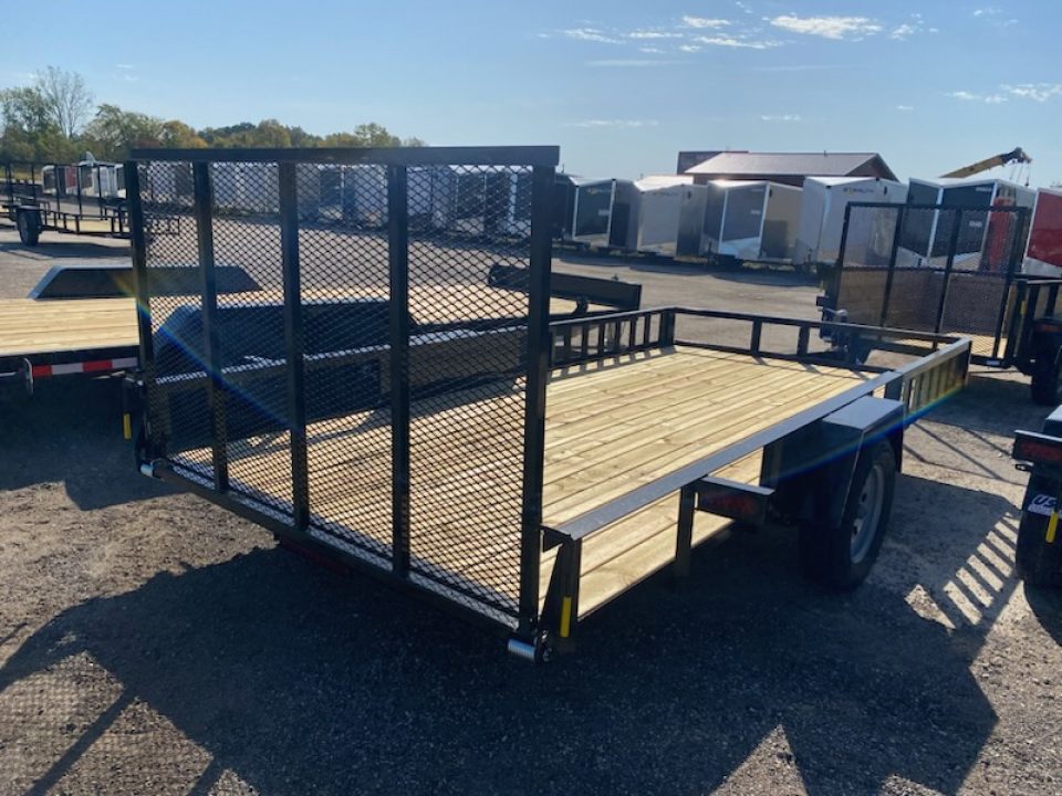 New 2027 AMO 82x14 Low-Side w/ATV Side Ramps3k Landscape Trailer