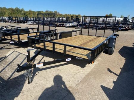 New 2027 AMO 82x14 Low-Side w/ATV Side Ramps3k Landscape Trailer