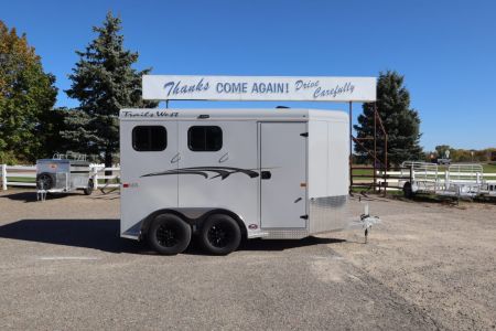 New 2027 Trails West Adventure MX 2 Horse Trailer