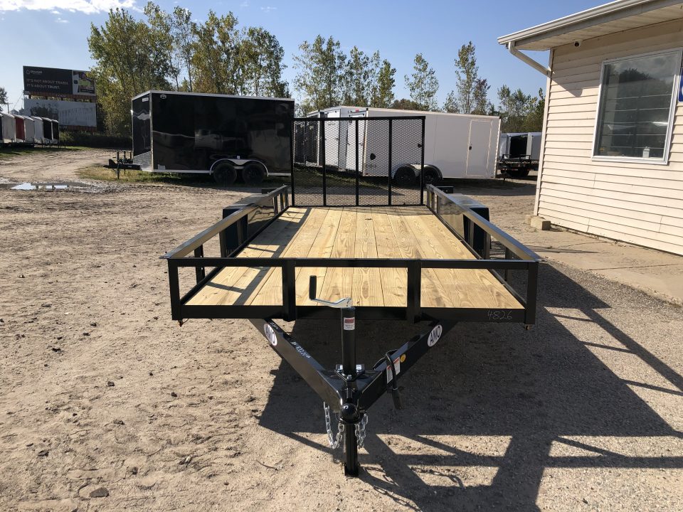 New 2027 AMO 16' 1 BRAKE Landscape Trailer