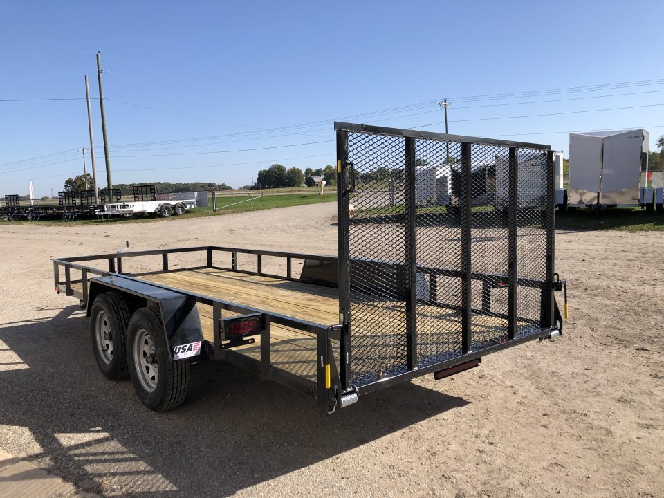 New 2027 AMO 16' 1 BRAKE Landscape Trailer