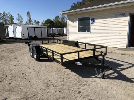 New 2027 AMO 16' 1 BRAKE Landscape Trailer