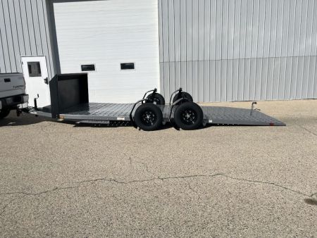 New 2026 SHIFTR 8K GVWR, 83 x18' Hydraulic Lowering, with Rock Guard, Car / Racing Trailer