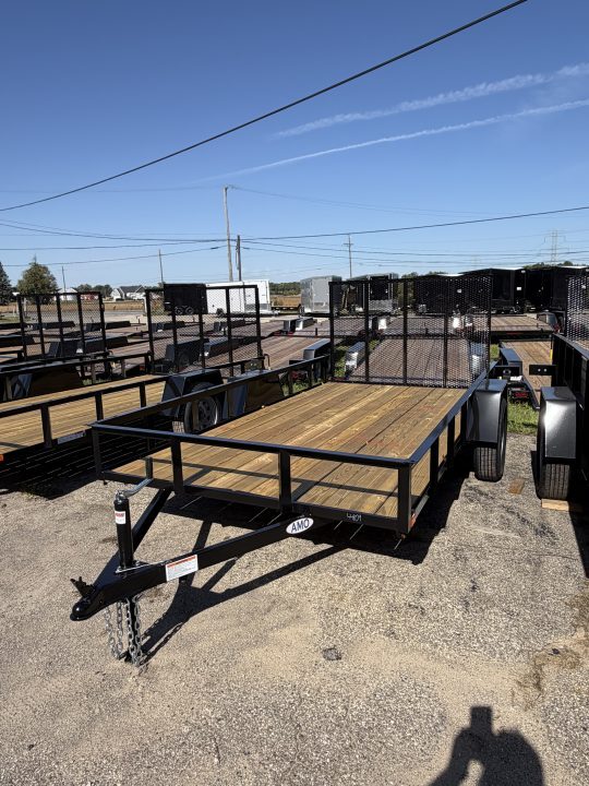 New 2027 AMO 6.4 x 12 A.M.O. Low Side Landscape Trailer Landscape Trailer