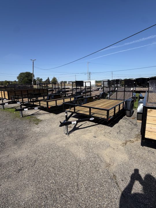 New 2027 AMO 6.4 x 12 A.M.O. Low Side Landscape Trailer Landscape Trailer