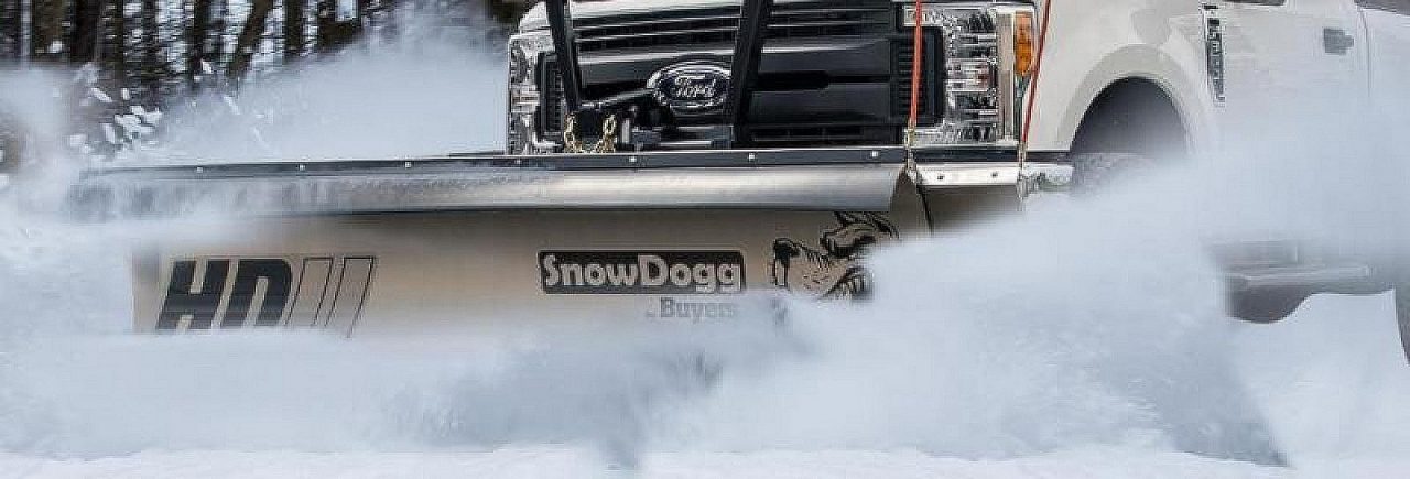 New DEMO UNIT -2026 SNOWDOGG HD75II Heavy Duty 7.5" Stainless Steel HD Duty Snowplow