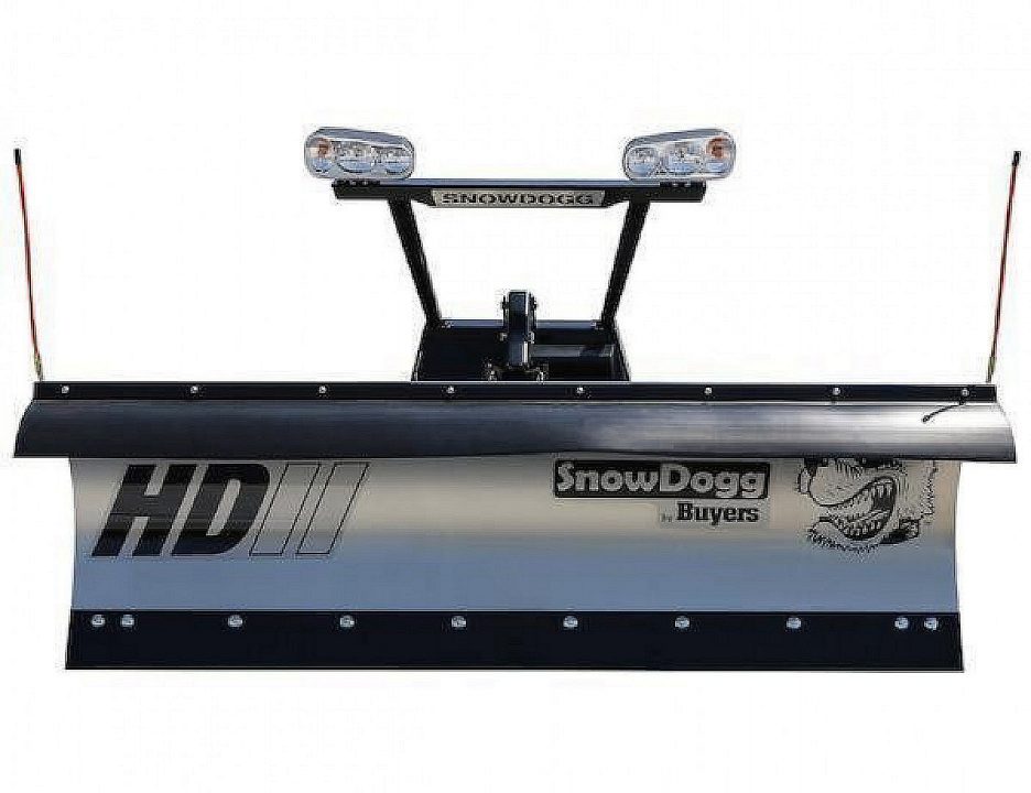 New 2026 SNOWDOGG HD80II 8' Heavy-Duty Stainless-Steel HD Duty Snowplow DEMO