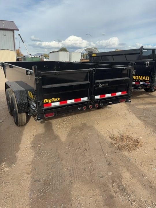 New 2027 Big Tex Trailers 7X14 DUMP TRAILER 14K WITH 2FT SIDES